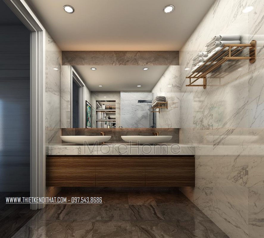 Thiết kế nội thất biệt thự Vinhomes Riverside Long Biên Hà Nội